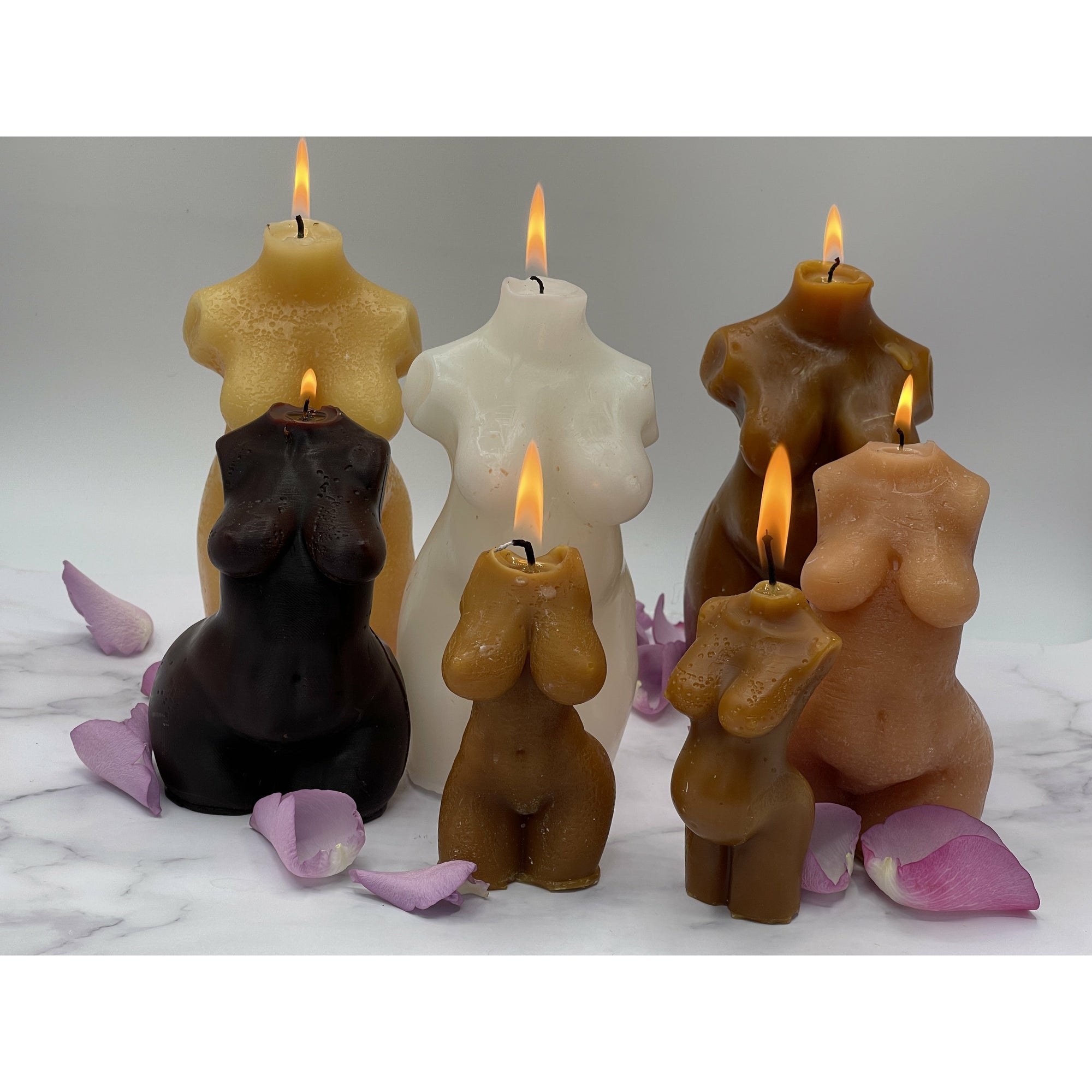Rosy Brown Divine Feminine Energy Candle Collection